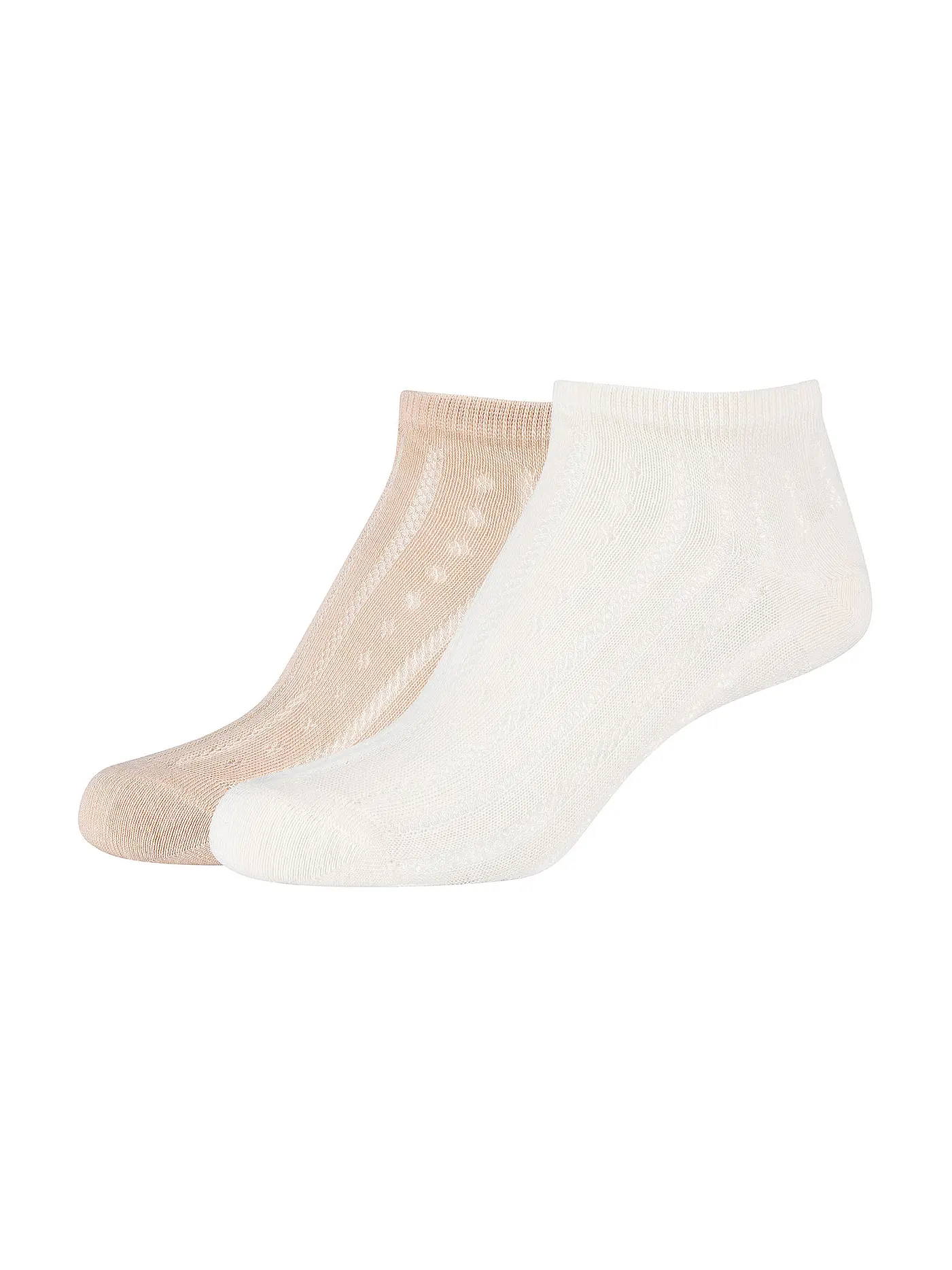 CAMANO | Socken 2er Pkg. celeste blue | creme